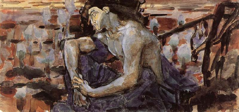 The Seated Demon, Mikhail Vrubel